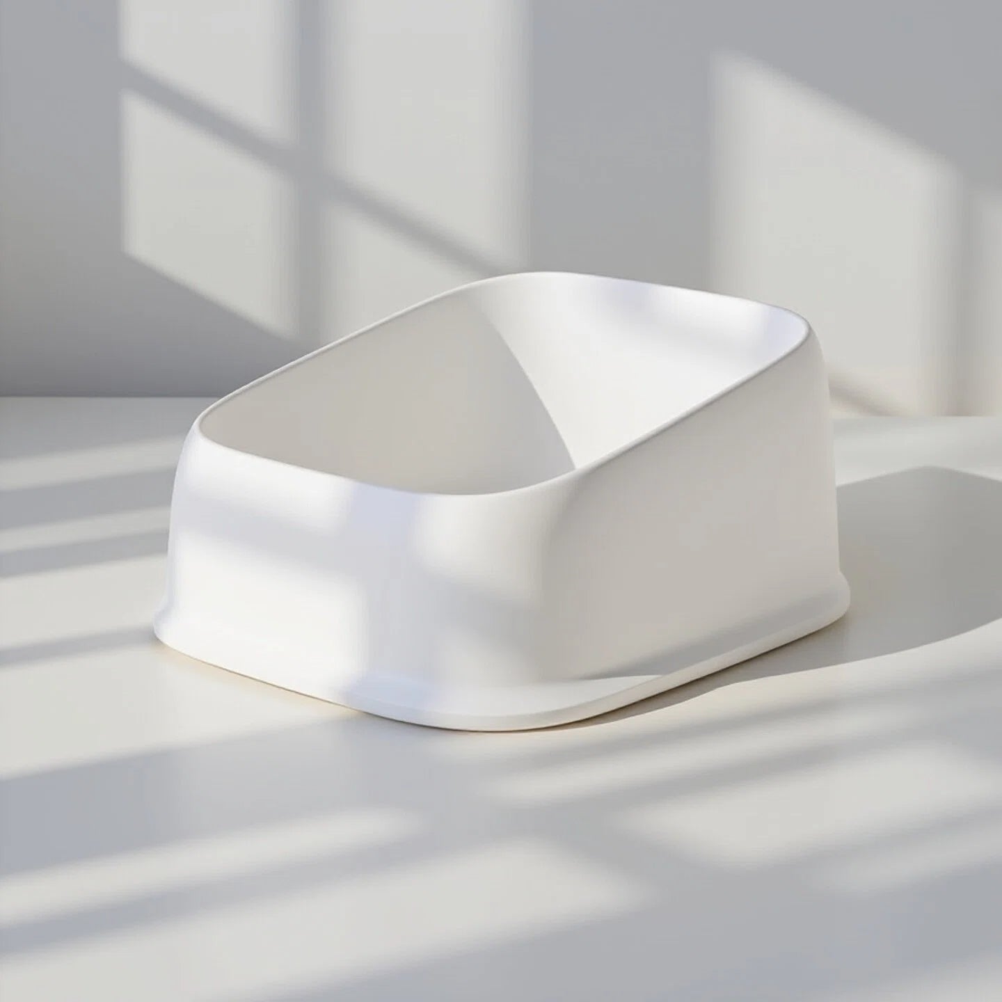 Latutu Sturdy XL Double-Layer Cat Litter Box, Spacious & Smooth surfaces fo Easy Clean