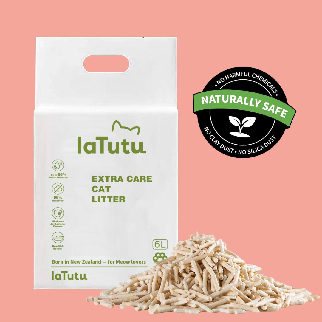 Latutu Extra Care Cat Litter 6L Bio-Based Odour Control & Hygiene Technology