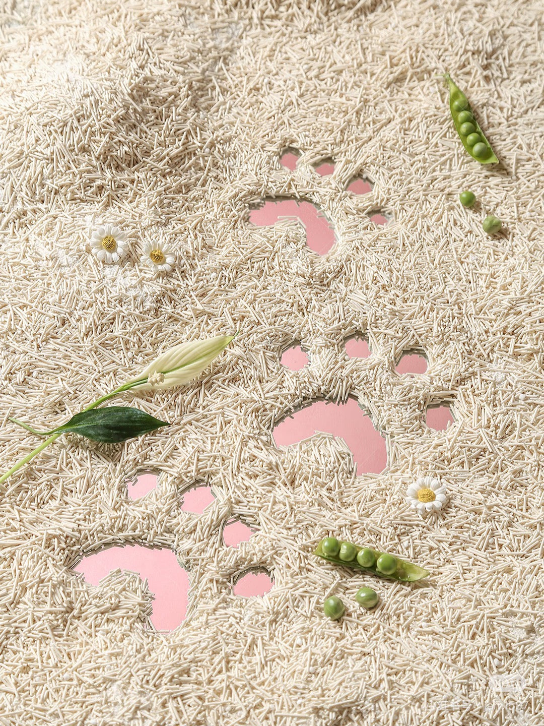 Latutu Nature Clamping Tofu Cat Litter 2.5KG/6L Flushable Nature scent