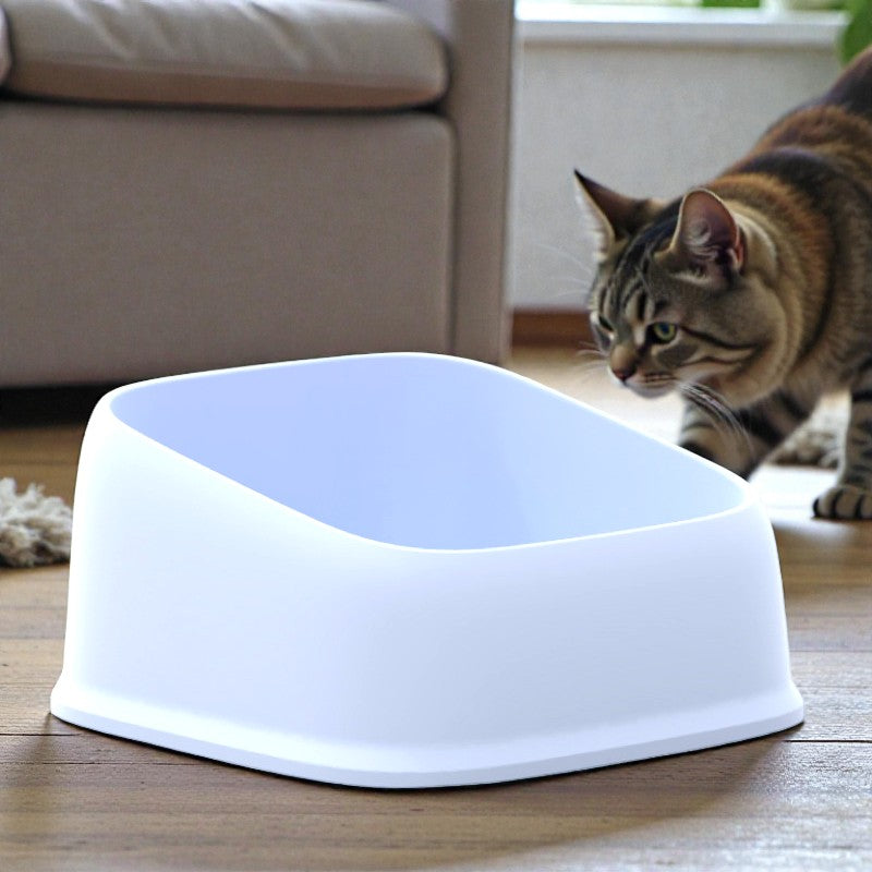 Latutu Sturdy XL Double-Layer Cat Litter Box, Spacious & Smooth surfaces fo Easy Clean