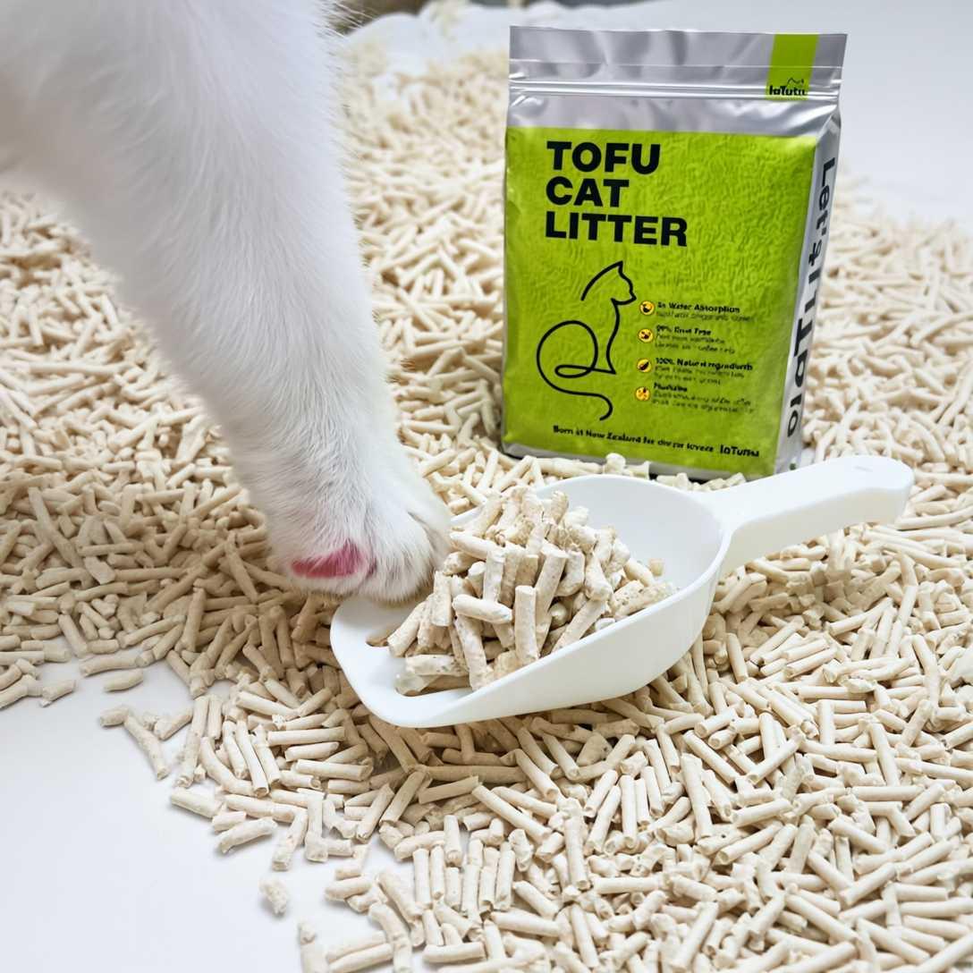 Latutu Nature Clamping Tofu Cat Litter 2.5KG/6L Flushable Nature scent